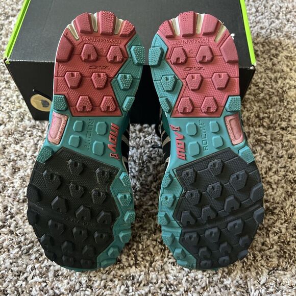 Inov-8 Black and Pink Athletic Shoes - Picture 6 of 8